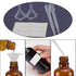 YIZHAO Clear Glass Dropper Bottle 2oz, Tincture Bottles with Glass Dropper, for Essential Oils, 6 Pcs