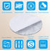 10" 4 Pack 1/5" PATIKIL Diameter Felt Furniture Pads, Thick Lamp Base Felt Round Soft Adhesive Non-Slip Anti-Scratch