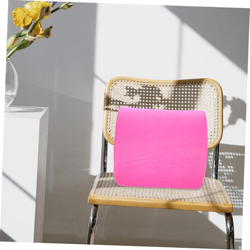 KICHOUSE Lumbar Pillow for Back Support Memory Foam Waist Pad Office Chair Pillow Relief Back Pain Auto Seat Cushion