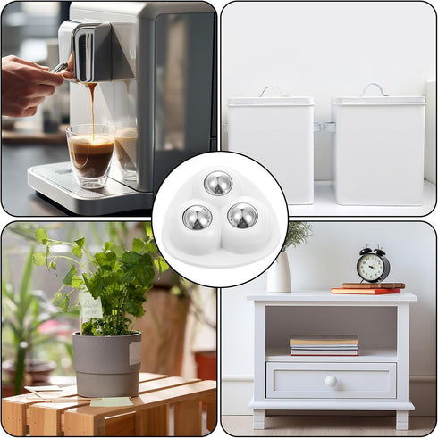 Zelphvt 8 Pack Countertop Countertop Appliance Sliders Small Appliance Casters Furniture Sliders Rollers for Kitchen