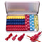 100 Pcs/50 Pairs T-Tap Wire Connectors, Ginsco Quick Splice Self-Stripping Electrical T-tap Terminals Kit