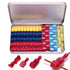 100 Pcs/50 Pairs T-Tap Wire Connectors, Ginsco Quick Splice Self-Stripping Electrical T-tap Terminals Kit