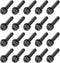 uxcell M6 x 35mm Carbon Steel Phillips Pan Head Machine Screws Bolts with Spring Washer and Plain Washers, 20pcs
