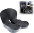 ZHZKGMLBVB Orthopedic Cushion for Office Chair,Memory Foam L-Shaped Integrated Seat Cushions,Improves Sitting Posture,Ergonomic