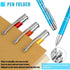 Inspirational Ballpoint Pens Employee Appreciation Gifts Bulk Motivational Quote Pens with Coated Metal Motivational Gifts Pens for Men Women, 10 Colors (10 Pieces)