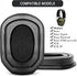 GEVO 2 Pack Gel Ear Pads for Walker's Razor Earmuffs, Comfortable Replacement Ear Cups with TPU Leather Silicone Gel
