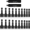 20 x Power Nut Driver Set for Impact Drill, SAE and Metric 1/4 Hex Head Bit Set, Chrome Vanadium Steel