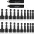 20 x Power Nut Driver Set for Impact Drill, SAE and Metric 1/4 Hex Head Bit Set, Chrome Vanadium Steel