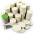 Merryland Flet Polishing Wheel for Dremel, 125pcs, 1 Inch Polishing Pad Buffing Wheel, Rotary Tool Accessory Set