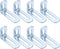 uxcell 8 Pcs Adjustable Right Angle Brackets, Slotted L-Shape Corner Bracket 2"x1.2"x0.7",
