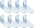 uxcell 8 Pcs Adjustable Right Angle Brackets, Slotted L-Shape Corner Bracket 2"x1.2"x0.7",