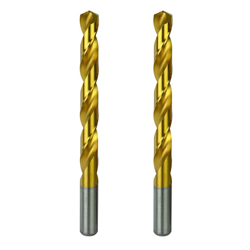 Tools 1/2 Inch x 6 Inch Cobalt Aircraft Extension Bit, 2 Pack M35 Cobalt Drill Bits for Metal