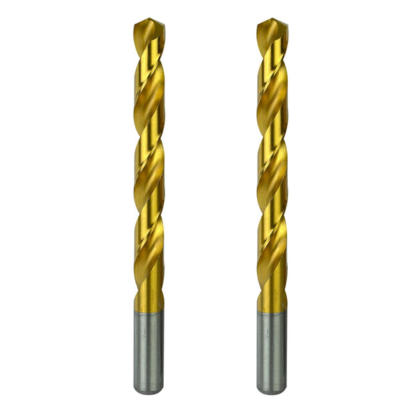Tools 1/2 Inch x 6 Inch Cobalt Aircraft Extension Bit, 2 Pack M35 Cobalt Drill Bits for Metal