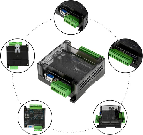 24V PLC Control Programmable Logic Controller FX1N-14MR Industrial Control Board with Relay Output