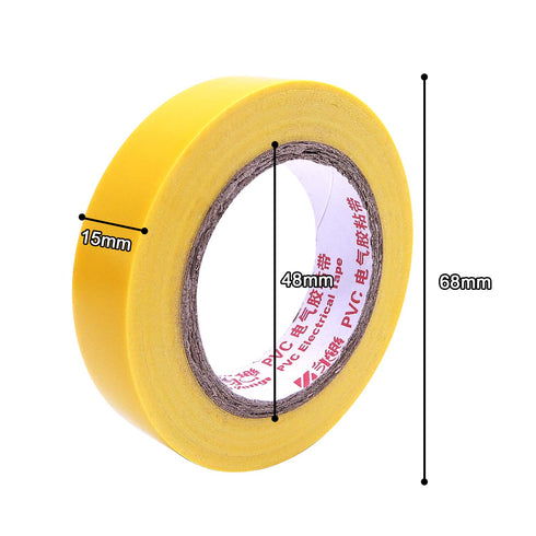 Maveek Electrical Insulation Tape, PVC Vinyl Tapes with Rubber Based Adhesive, Heat Resistant, Waterproof (6 Rolls,