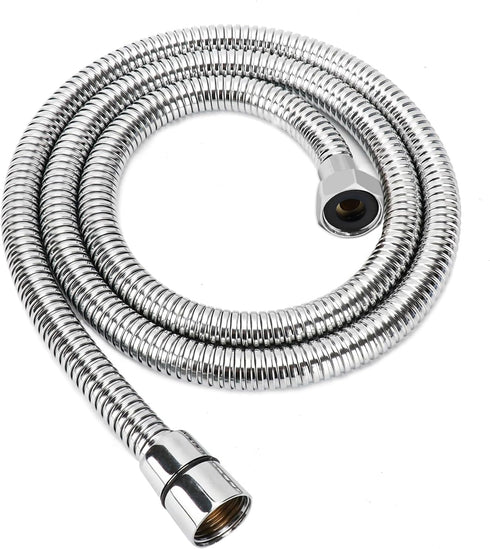 LukLoy 1/2" to 1/2" Nut Stainless Steel Shampoo Bowl Hose for Professional Salon Use, Sprayer Head Not Included