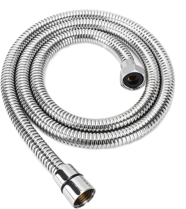 LukLoy 1/2" to 1/2" Nut Stainless Steel Shampoo Bowl Hose for Professional Salon Use, Sprayer Head Not Included