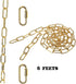 60 6 Duty,5 Inches Sangle Soppfy Vingage Canopy Kit and Pendant Light Fixture Chain for Chandelier or Swag Light