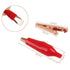 DROK Jumper Wires with Alligator Clips, 6pcs 45mm Large Pure Copper Test Leads, 19.6 inches/50cm