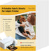 Yncotte 10Pcs Canvas Printer Paper for Inkjet Printers, 8.5x11" Bright White 280gsm Printable