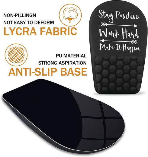 Ergonomic Mouse Pad with Wrist Support, Upgrade Mousepad with Massage Design, Non-Slip PU Base for Pain Relief,