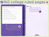 Steel Mill & Co Cute Mini Spiral Notebook, 8.25" x 6.25" Journal with Durable Hardcover and 160 Lined Pages, Lilac Floral by STEEL MILL AND CO.
