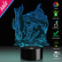 3D 7 3D Fishing Lamp Illusion Night Light LED Touch Fish Desk Table Lamps Color Change USB Visual Lights Home Bedroom