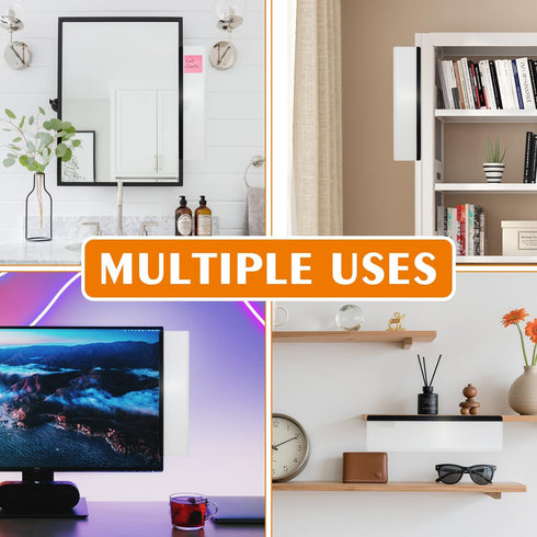SimautHawk 1pcs 1) Office Desk Accessories, Monitor Memo Board, Office Supplies, for Office Decor, Women Men's Sticky