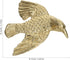 Abaodam Brass Bird Drawer Handle Left, Decorative Cabinet Knob for Wardrobe, Dresser, Bedside Table, Retro Asian