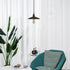 22cm, Umbrella Shape Metal Lamp Shade Black Pendant Light Shade, Easy Fit Ceiling Lamp Shade Replacement for Pendant