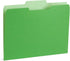 Blue Summit File Folders, Letter Size, 100 Pack, 1/3 Tab, Two-Tone Bright Colors