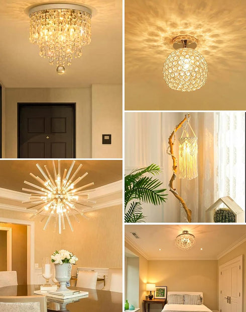 10 Pack Dimmable G9 Bulbs 40W 2700K, 450 4W 360 LED - Equivalent Chandelier Lights, Warm White Lumen, Bi-Pin Standard