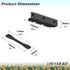 Explranltec 11 (48'') Decorative Fence Louver System, Louver Hardware System for Blinds and shutters, Louver Pergola