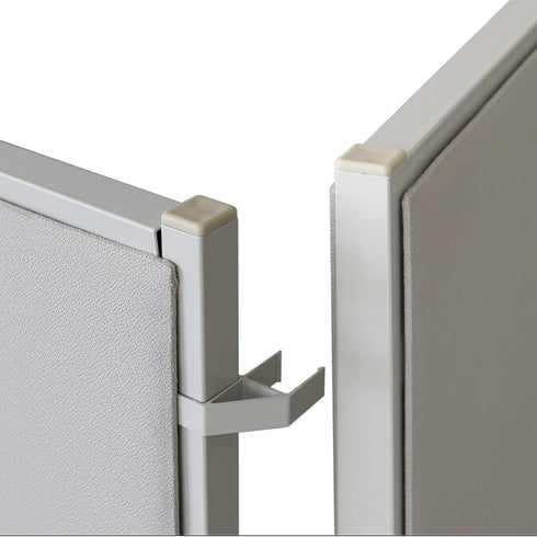 Lorell 90-Degree Panel Connectors, Gray