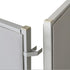 Lorell 90-Degree Panel Connectors, Gray