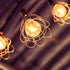 6pcs Bulb Kisangel Adjustable Metal Industrial Lamp Covers, Vintage Light Cover, Light Cage Hanging Pendant for Home