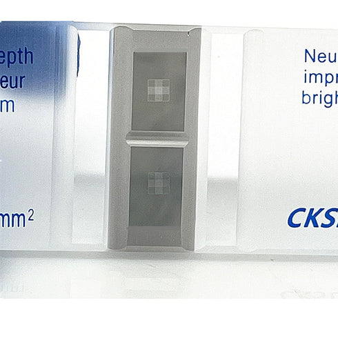 Cell Counting Chamber Hemocytometer, Improved Blood Counting Chamber with Bright Line and 2 Coverslips