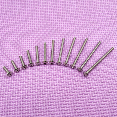 40-Pack M4 x 45mm Machine Screws for Cabinet Drawer Knob Pull Handle, 304 Stainless Steel, Phillips Drive