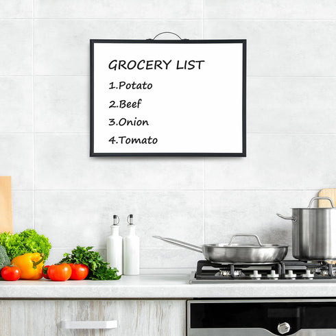 TSJ OFFICE White Board Calendar, 12 X 16 Inches Magnetic Dry Erase Monthly Calendar with Handle for Office Use