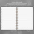 Clever Fox Password Book Spiral - Internet Address & Password Organizer with Laminated Tabs, Medium Size, Black
