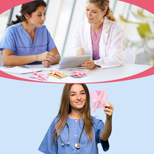 Eaasty 24 Packs Nurse Notepad with Pen, Mini Funny Nurse Sticky Note, 2024 Nursing Student Essential Gift