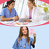 Eaasty 24 Packs Nurse Notepad with Pen, Mini Funny Nurse Sticky Note, 2024 Nursing Student Essential Gift