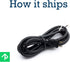 Rebuild Skills Replacement Power Tool Cords for Drills, Sanders, and Appliances (6' ft, 18/2)
