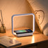SMARTERIOR 10W 3-Level 180 Besides Lamp with Wireless Charging, Table Lamp Touch Control with Fast Charger, Nightstand