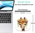 Rimilak Small Mouse Pad 6.6 Inch, Takes up Wrist and Mouse Space, Waterproof Compact Mini Mouse Mat for Laptop Computer Wireless Mouse Keyboard Home Office Travel,Giraffes by Rimilak