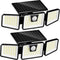 INCX Solar Lights Outdoor Waterproof, 3000 LM 156 LED Motion Sensor Outdoor