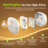 Closet (2 Pack) AUVON Rechargeable Battery Night Light, Mini with Motion Sensor, Warm White LED Stick-On Light