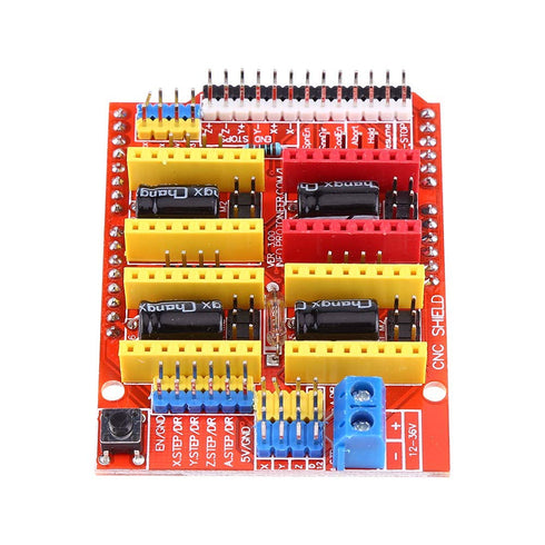 A4988 3D 0.8, 4 3D CNC CNC Expansion Board Stepper Motor Driver for Engraver Printer, Opensource Firmware GRBL Compact
