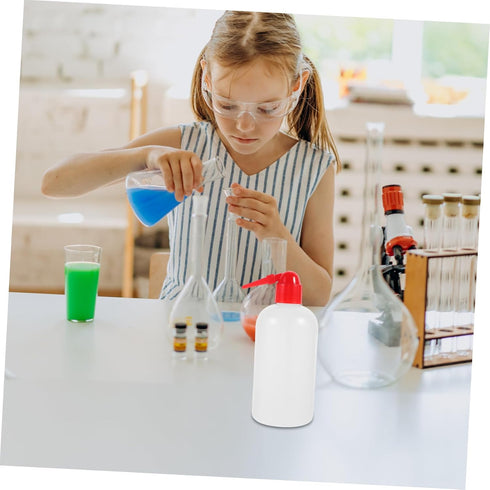 2pcs ULTECHNOVO Portable Narrow Mouth Wash Bottle with Scale for Laboratory Use Efficient Cleaning Lightweight Design