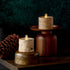 1.4" 2", Pack 2, Luminara Flameless LED Tea Light Candle, x of Birch, Pearl Ivory, Real Flame, Battery Operated